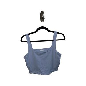 Baby Blue Fitted Tank Top